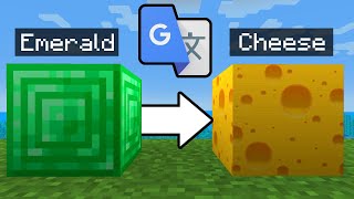 I Put Every Minecraft Texture Through Google Translate 10000000 Times [upl. by Eceerehs584]