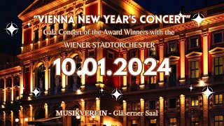 Vienna New Year´s Concert  Gala Concert with the Wiener Stadtorchester [upl. by Harac]