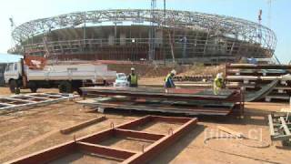 Soccer City Stadium in Johannesburg  fibreC [upl. by Bender]