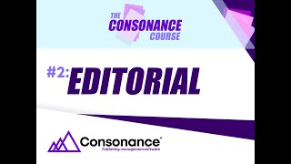 The Consonance Course 2 Editorial [upl. by Rimidalv]