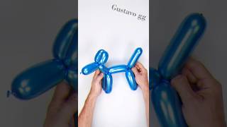 FIGURAS CON GLOBOS ✨ Como hacer un perro con un globo 😍  globoflexia  Gustavo gg balloon diy [upl. by Edlyn739]