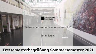 Erstsemesterbegrüßung Sommersemester 2021 [upl. by Gerkman]