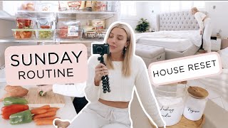 Sunday Routine 🧼 🧺 🛍 How to Organise Your House for the Week Meal Plan Prep  Reset the Home [upl. by Helen364]