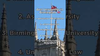 Top Universities in Birmingham Your guide to studying in this vibrant city BirminghamUni UKStudy [upl. by Belinda]