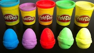 DibusYmas Play Doh Surprise Eggs playdough by unboxingsurpriseegg [upl. by Karrie]