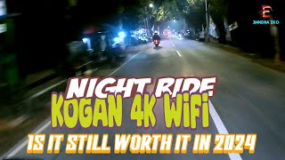 Action cam Kogan 4K wifi apa masih layak di 2024 Motovlogpemula Lowlight [upl. by Sitoiyanap]