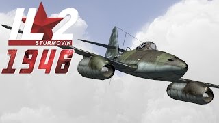 Full IL2 1946 mission quotTurbo Powerquot Me262s intercepting an american raid [upl. by Oleic]