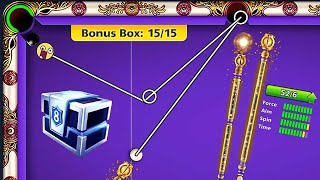 8 ball pool  Bonus Box 15 🙀 Galaxy Cue 52 Pieces [upl. by Norud]