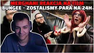 Merghani reakcja na film Bungee  ZOSTALIŚMY PARĄ NA 24H [upl. by Aihsotal]