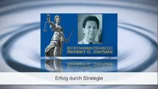 Rechtsanwalt für Arbeitsrecht Hamburg Anwälte für Vertragsrecht Erbrecht Hamburg Gierhake [upl. by Nevada]