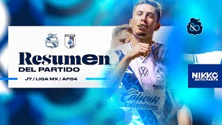 Resumen Puebla vs Querétaro  Jornada 7 Apertura 2024 Liga MX [upl. by Mezoff981]