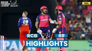 RCB vs RR Highlights Rajasthan Royals Won By 4 Wickets Against Royal Challengers Bengaluru [upl. by Hyde]