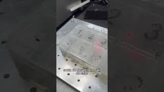 Gravação a laser em caixa plástica⚡️ [upl. by Ilojna487]