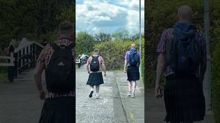 Kilt walk 2024 kiltwalk scotland scottish kilt [upl. by Heeley221]