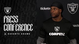 Davante Adams ‘I’m Just Excited To Get out There and Take Year 11 HeadOn’  Raiders  NFL [upl. by Asikal]