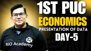 1st PUC Economics  Chapter 4  Presentation of data  Day 3 1stpuc 1stpuckannada [upl. by Esilehs]