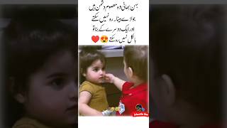 Masoom Dushman 😍❤Sister Brother Poetry  Love Brothers  Motivation  Love video  Quotes shorts [upl. by Yleen]