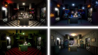 All Offices In Ultimate Custom Night VR [upl. by Eustis767]