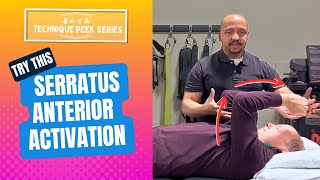 A Better Serratus Anterior Activation and Strengthening  Technique Peek Series [upl. by Hubing370]