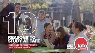 Ten reasons to study at TAFE Queensland [upl. by Huei]