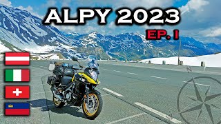 Wyprawa motocyklowa Alpy 2023 Ep 1  Trasa do Austrii i przejazd Grossglockner Hochalpenstraße [upl. by Llennej]