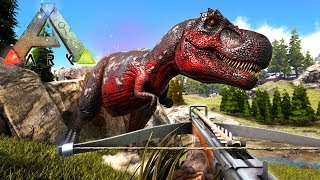 ARK SURVIVAL EVOLVED  ALPHA TREX [upl. by Lilah]