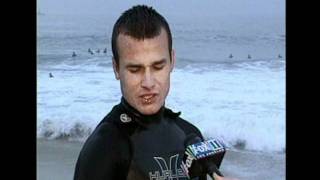 Surfer Dude at the Wedge in Newport Beach [upl. by Pillyhp]