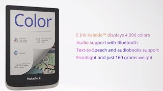 PocketBook Color – your next page is in color Europe’s first color ereader with E Ink Kaleido™ [upl. by Anaeel]