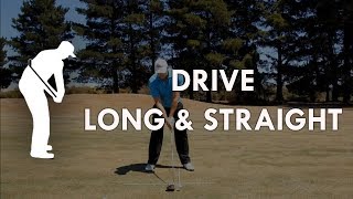 Drive long and straight  Golf Instruction by Craig Hanson [upl. by Attenaz]