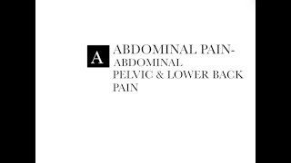 AAbdominal Pain Ovarian Cancer Symptoms [upl. by Varrian748]