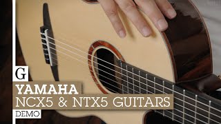 Yamaha NCX5 amp NTX5 Nylon String Demo [upl. by Enilarak962]