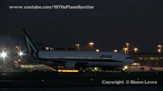 Alitalia B772 IDISA New revised colours MAN 101209 [upl. by Anigger]