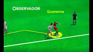 A trivela de Quaresma a 22 metros da baliza e o penálti do empate assinalado pelo VAR [upl. by Rola903]