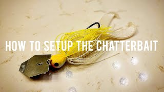 How To Rig a Chatterbait  ZMan Jackhammer [upl. by Anahoj]