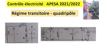 Devoir APESA 20212022  Régime transitoire [upl. by Suirtemid419]