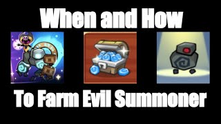 Summoners Greed Beginners Guide HowWhen to Farm Evil Summoner and a Mistake to Avoid [upl. by Haslett530]