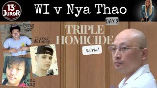 WI v Nya Thao Triple Murder Retrial [upl. by Nalaf14]