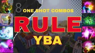 8 One Shot Combos RULE YBA Now [upl. by Andersen907]