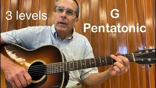 Master Open G Pentatonic  3 levels  beginner guitar lesson [upl. by Asilegna]