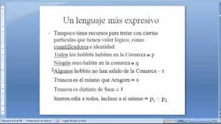 Logica de predicados y Logica proposicional diferencias y formalizacion parte1 [upl. by Anerres]