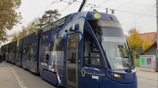 Federer Express Tram  Tram Line Number 6  Basel Switzerland [upl. by Lucilla234]