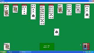 Windows XP  Spider Solitaire [upl. by Anon]