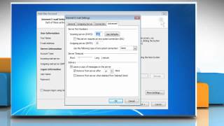 How to Set up an Email Account in Microsoft® Outlook 2010 [upl. by Alemahs828]