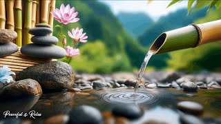 Find Inner Peace with Spa Music amp Running Water Sounds 🌿 Bamboo Peaceful Music Nature Sounds [upl. by Shirah]