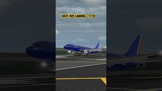 ITA A320 Floating Over Runway aviation flightsimulator landing plane butterlanding avgeek rfs [upl. by Itsirk]