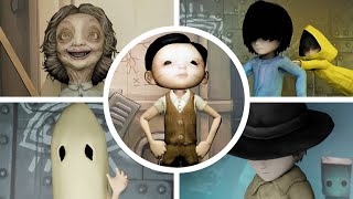 Little Nightmares 2  All Super Characters Vs The Bullies [upl. by Rihana743]