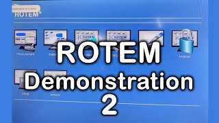 ROTEM Demonstration 2  Dr Senani Samarasinghe  biomedical equipment [upl. by Rekoob969]