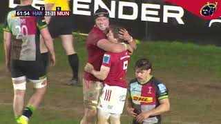 Extended Highlights  Harlequins v Munster [upl. by Hanforrd]