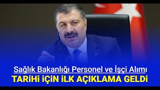 Sağlık Bakanlığı 81 ilde devlet hastanelerine personel alımı Başvuru başlıyor 2024 [upl. by Ahsieker]