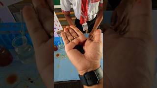 😲 Fake Blood 😲experiment by StFrancis Matriculation School Student💯 [upl. by Roane408]